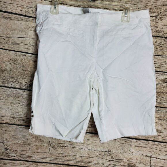 Cache Shorts Womens 12 Midrise Bermuda Classic Basic Closet Core  Stretch - Picture 1 of 4